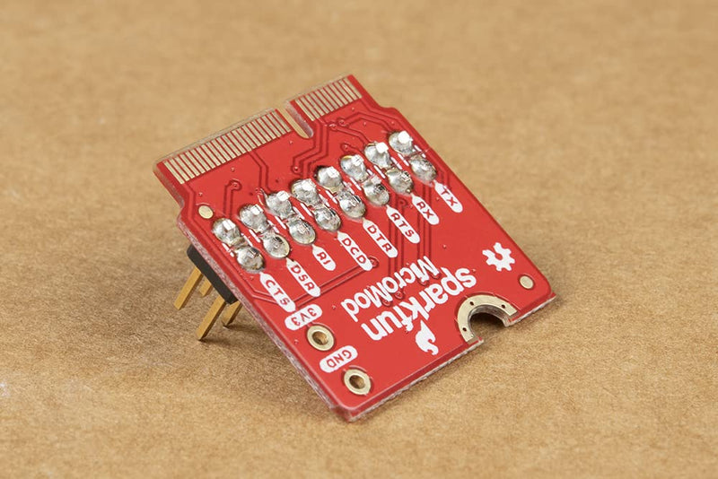  [AUSTRALIA] - SparkFun MicroMod Update Tool-CH340C USB-Serial Converter 8 Pairs of PTH Connections w/Split pad Jumper Links 3.3V Interface MicroMod Asset Tracker Carrier Board or SARA-R510M8S Module USB-C