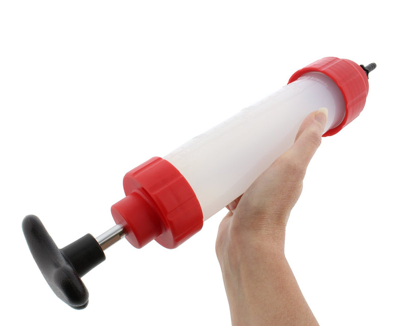 ABN Automotive Fluid Transfer Hand Pump Syringe Bottle – Transmission, Brake, Steering, Differential Extractor Dispenser - LeoForward Australia