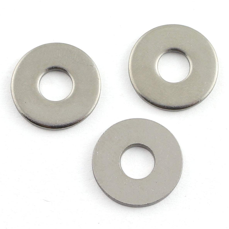  [AUSTRALIA] - PZRT 40pcs M3 304 Stainless Steel Flat Washer Adjustment Hardware Fitting Accessories Metal Gasket for Bolts & Screws