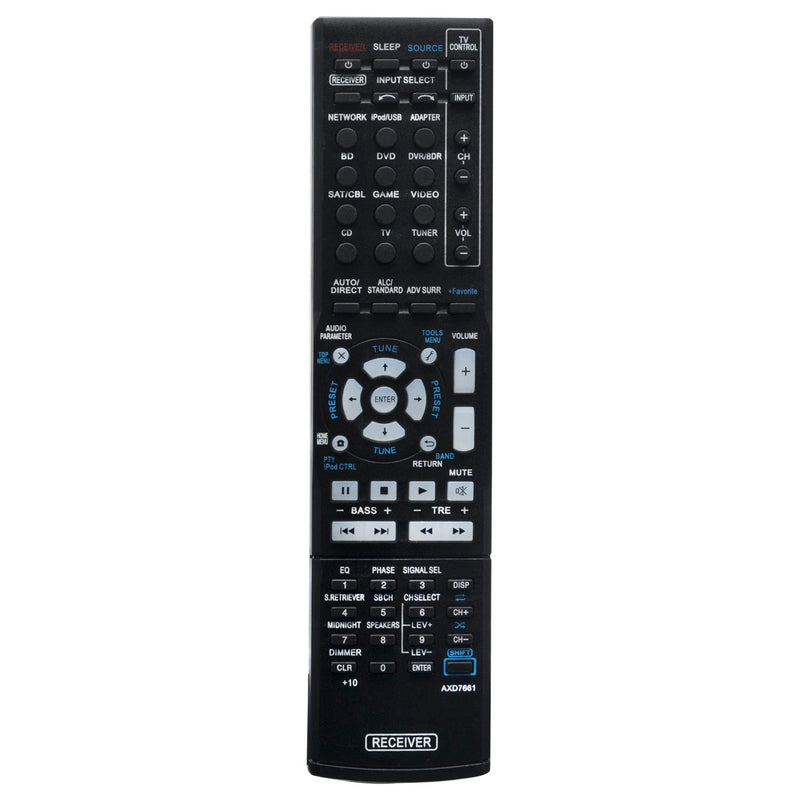 AXD7661 Replaced Remote Control - WINFLIKE AXD 7661 Remote Control Replacement fit for Pioneer AV Receiver VSX-1022-K VSX-822-K VSX822K VSX1022K AXD7661 AXD 7661 Remote Controller - LeoForward Australia