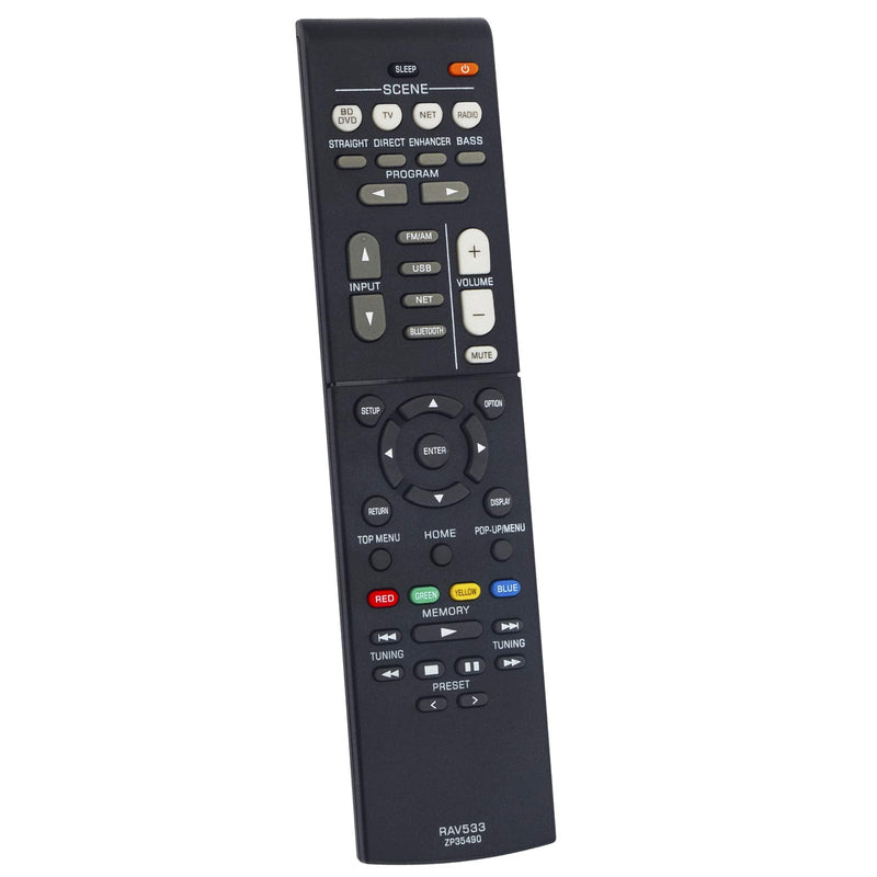  [AUSTRALIA] - RAV533 ZP35490 Replacement Remote fit for Yamaha AV Receiver RX-V479 RX-V579 RX-V579 HTR-4068 TSR-5790 TSR-5790BL HTR-3068 RX-V479BL RX-V579BL YHT-5920UBL YHT-5920 RX-V481 RX-V481D RX-V483 YHT-5950U