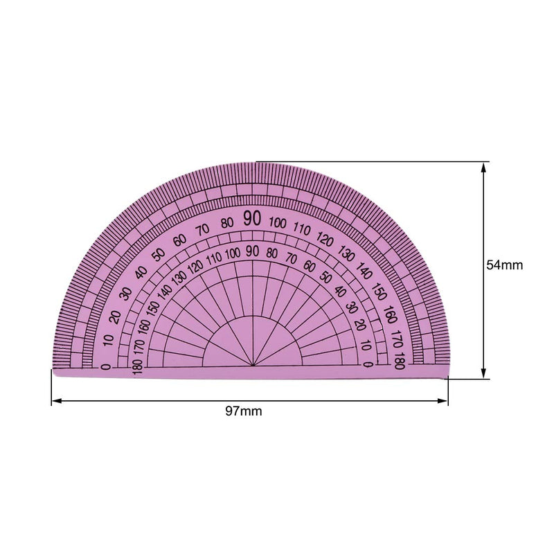  [AUSTRALIA] - uxcell Flexible Measuring Tool Set with Protractor 30/60 45 Triangle Ruler 20cm 8 Inch Straight Ruler