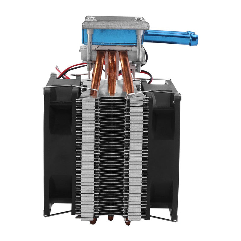  [AUSTRALIA] - 12V Semiconductor Refrigeration Cooler Thermoelectric Peltier Water Cooling System DIY Device with Fan