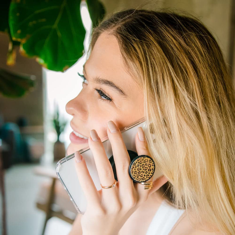  [AUSTRALIA] - Phone-Gizmos ZGrip – The Ergonomic Phone Grip with Full Features and Grip in Black, with Art Top in Black