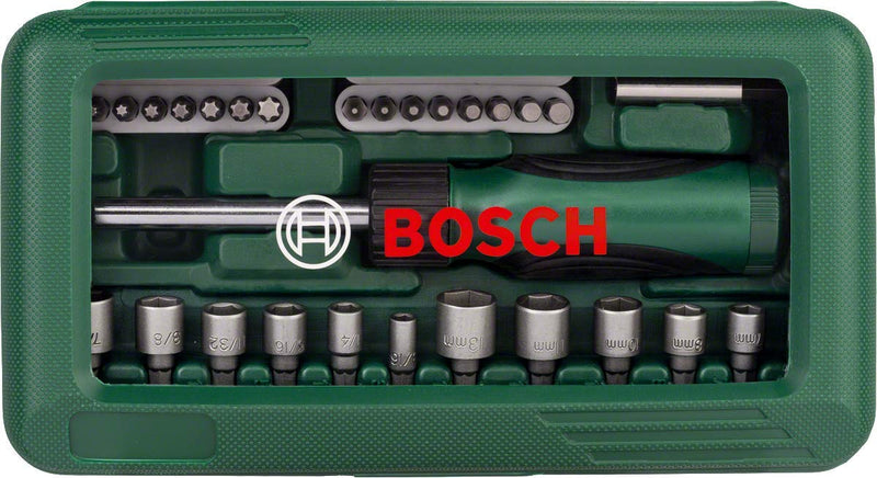 Bosch 2607019504 Screwdriver set (46 Piece), Assorted color - LeoForward Australia