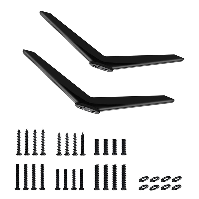  [AUSTRALIA] - TV Base Stand for TCL Roku TV Legs Replacement for TCL Smart TV 40in 43in 48in 49in 50in 55in 60in 65in 75in 85in, Universal TV Legs for TCL Roku TV Base, TV Stand Legs with Screws and Instruction