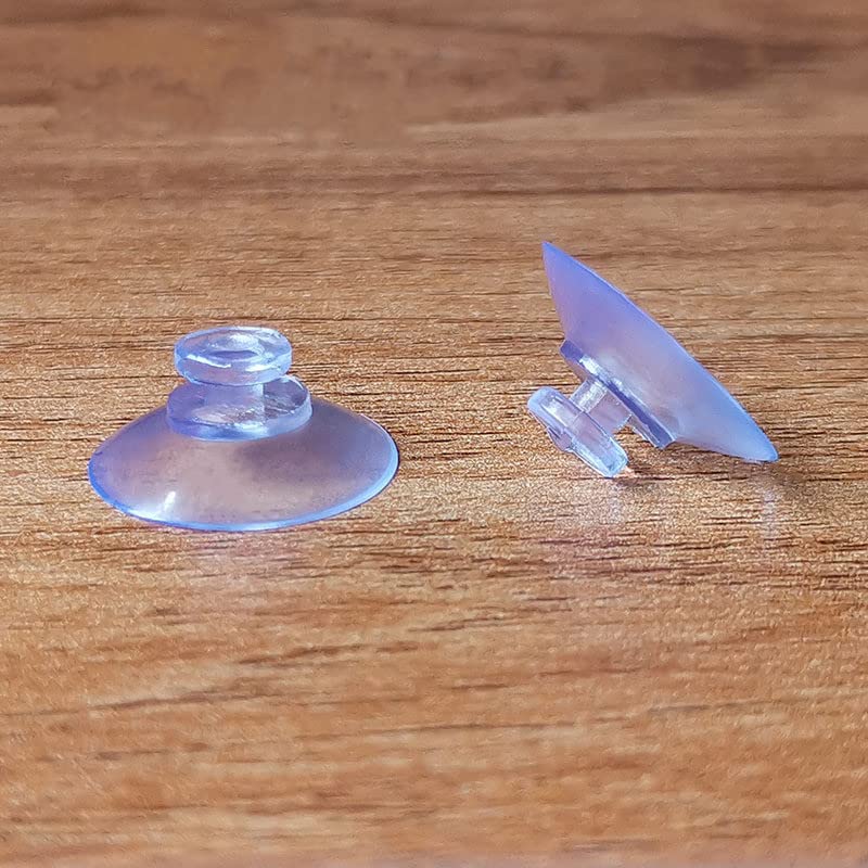 [AUSTRALIA] - GDQLCNXB 30mm/1.18" Suction Cups for Glass Table Tops, Rubber Transparent Anti-Collision Sucker Pad Without Hooks for Home Decoration 30 Pcs