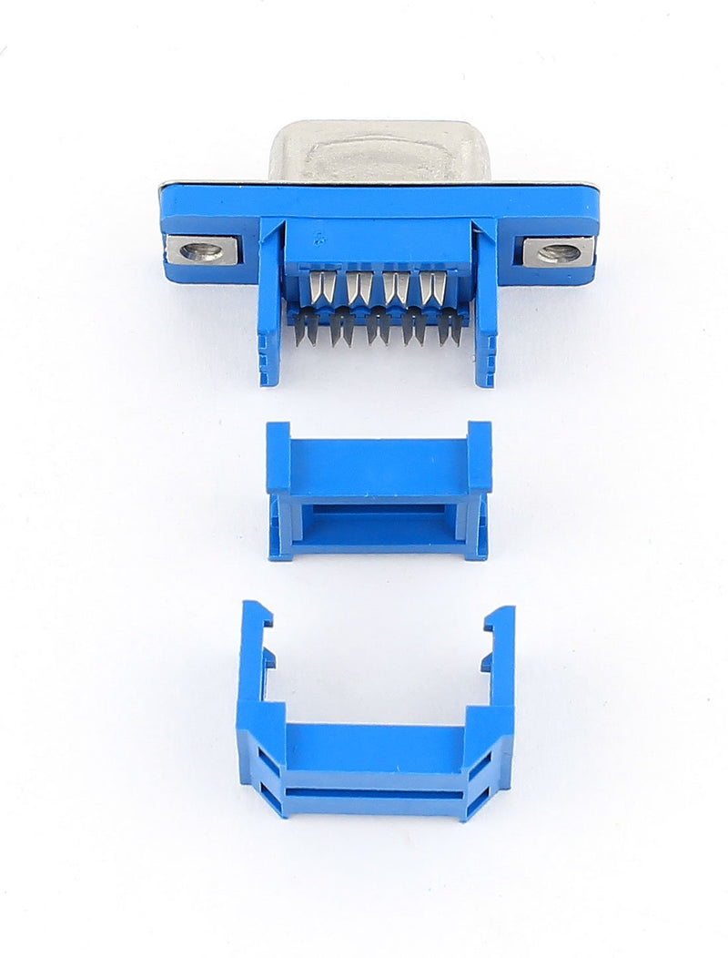  [AUSTRALIA] - uxcell a15030600ux0494 D-SUB DB9 9 Pin Female IDC Crimp Connector for Flat Ribbon Cable (Pack of 10)