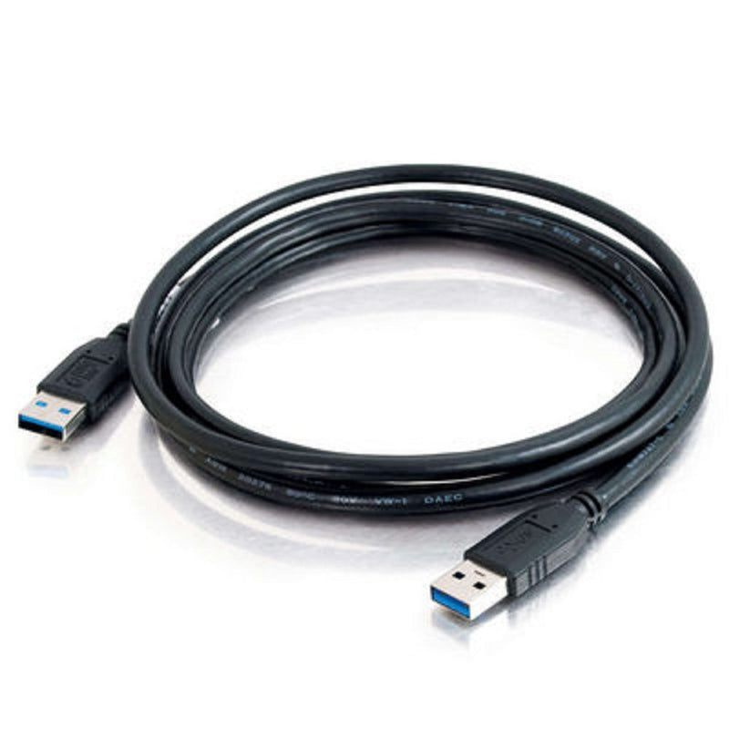 C2G USB Short Extension Cable, USB Cable, USB A to A Cable, Black, 3.28 Feet (1 Meter), Cables to Go 54170 USB A Male to A Male 3.3 Feet - LeoForward Australia