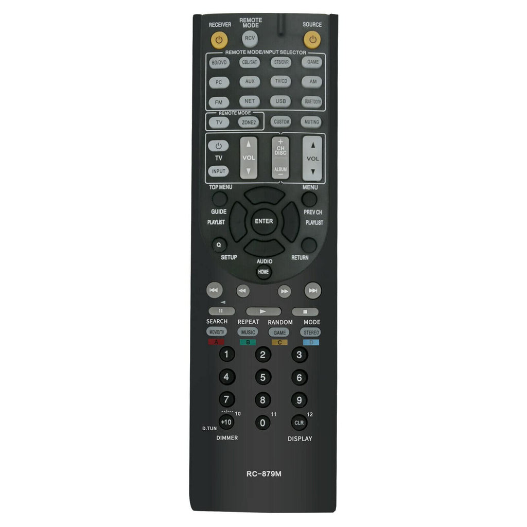  [AUSTRALIA] - New RC-879M RC879M Replace Remote Control Fit for Onkyo AV Receiver HT-R593 TX-NR535 TX-SR333 HT-R393 HTR393 HTR593 TXNR535 TXSR333