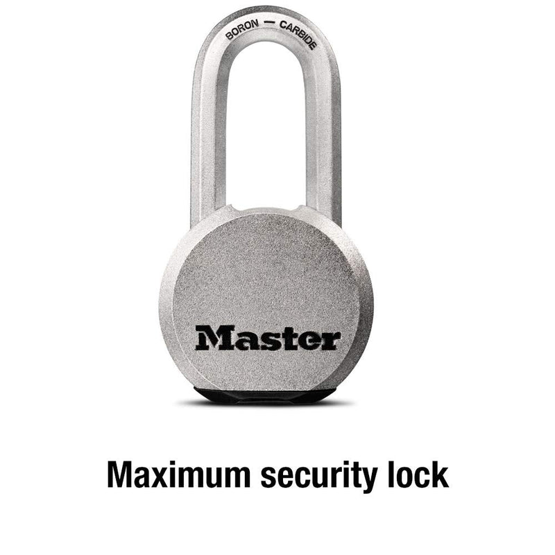  [AUSTRALIA] - Master Lock M930XKADLH Magnum Heavy Duty Solid Steel Padlock with Key