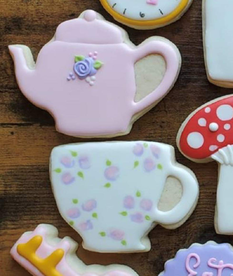  [AUSTRALIA] - Ann Clark Cookie Cutters 3 Piece Coffee / Tea Cup Cookie Cutter Set with Recipe Booklet, Coffee Mug, Latte Cup, Teacup