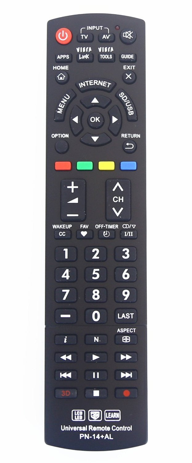  [AUSTRALIA] - Nettech Universal Remote Control Compatible Replacement for All Panasonic TV/Viera Link/HDTV/ 3D/ LCD/LED - 1 Year Warranty