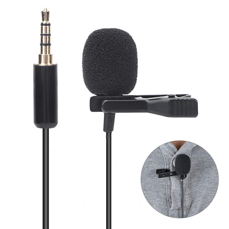  [AUSTRALIA] - Mini Lapel Mic Collar Microphone Allround Carry Mode Aps Advanced Material for Voice Chat, Speech, Conference, Interview, Etc Camera and Computer