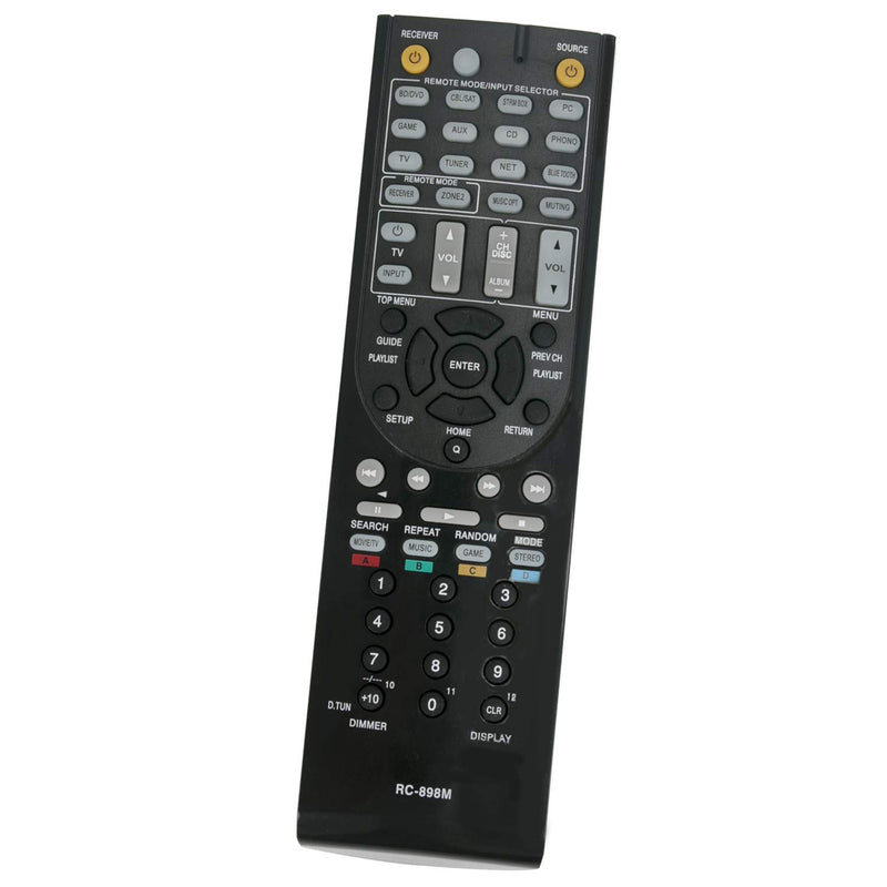 New RC-898M RC898M Replace Remote Compatilbe with Onkyo AV Receiver TX-NR646 TX-NR747 TX-NR545 TXNR646 TXNR747 TXNR545 - LeoForward Australia