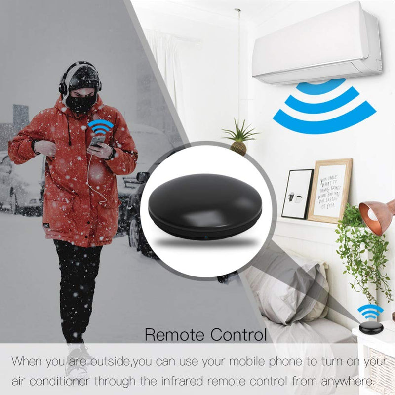  [AUSTRALIA] - Smart IR Remote Control,All in One IR Blaster Control, Universal WiFi Infrared Remote Control for TV DVD Air Conditioner STB etc,Compatible with Alexa, Google Assistant IR no Adaptor R4