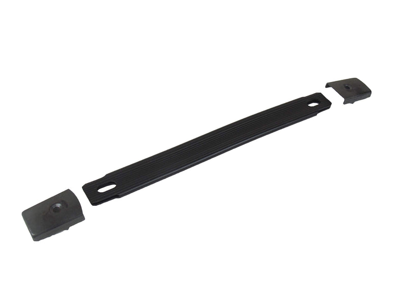  [AUSTRALIA] - Reliable Hardware Company RH-0585BK-A Cabinet Small Strap Handle with Black End Caps