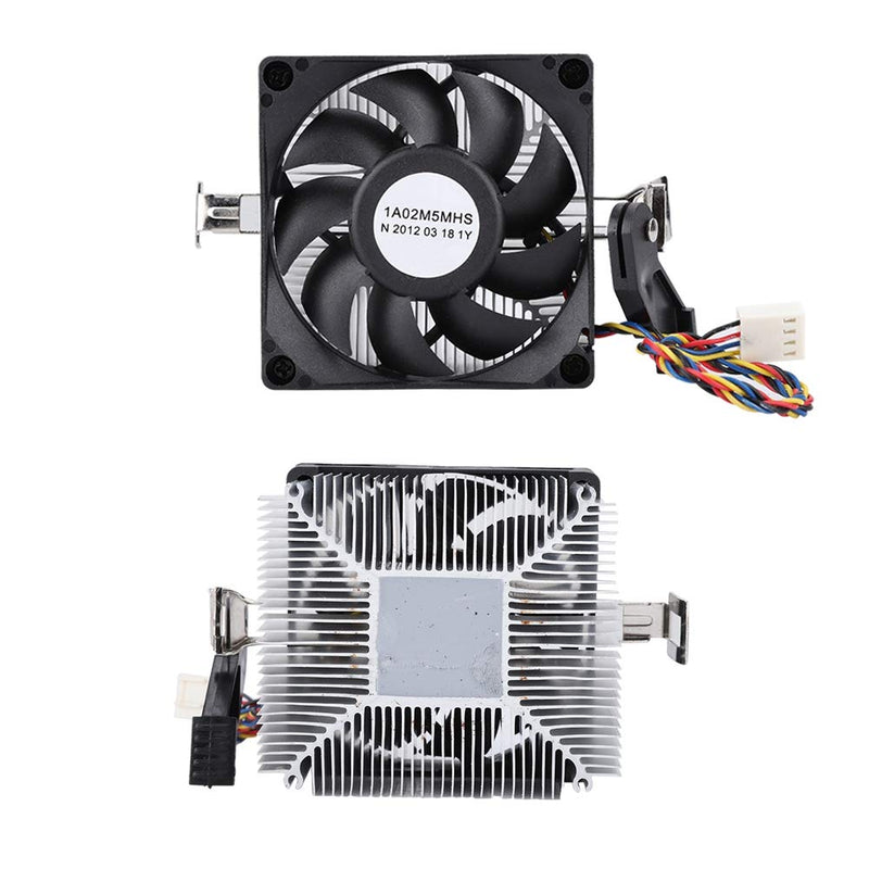  [AUSTRALIA] - Hydraulic Bearing CPU Cooling Fan, Black CPU Cooler, Large Air Volume 12V CPU Fan, Excellent Heat Dissipation Performance for AM2 AM3 AM3+ FM1 FM2 FM2+