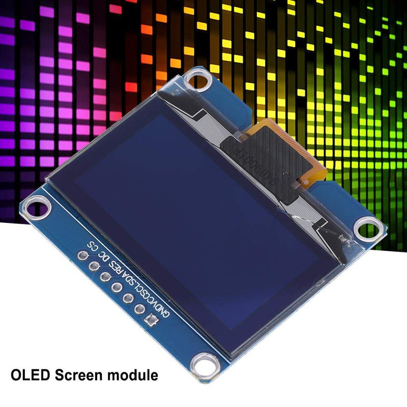  [AUSTRALIA] - 1.54 Inch OLED Module 128 x 64 White Yellow Blue SSD1309 Driver I2C Interface Display Module (White)