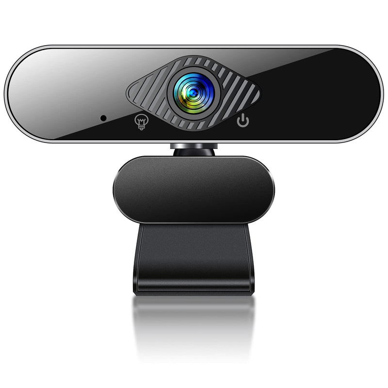  [AUSTRALIA] - 1080P HD Webcam with Microphone, Computer USB Web Camera at 1080P/30fps, 110 Wide Angles View, Plug and Play, Works with Skype, Zoom, FaceTime, Hangouts, PC/Mac/Laptop/MacBook/Tablet by FUMAX