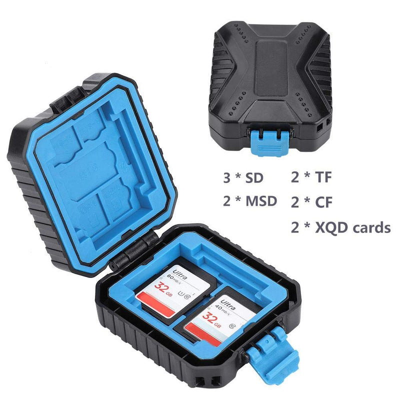  [AUSTRALIA] - Portable Memory Card Protective Case,Waterproof SD TF Cards Travel Carry Cover Shell Holder Box for Photography Lovers