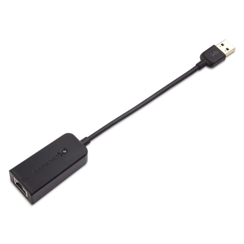 Cable Matters USB to Ethernet Adapter (USB 3.0 to Ethernet) Supporting 10/100/1000 Mbps Ethernet Network in Black - LeoForward Australia