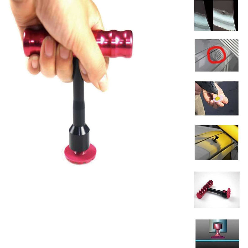  [AUSTRALIA] - AMTION Paintless Dent Repair Mini Puller Glue Tabs Tools 24pcs Painless Dent Repair Tab Kit for Car Body Dent Remover Hail Damage