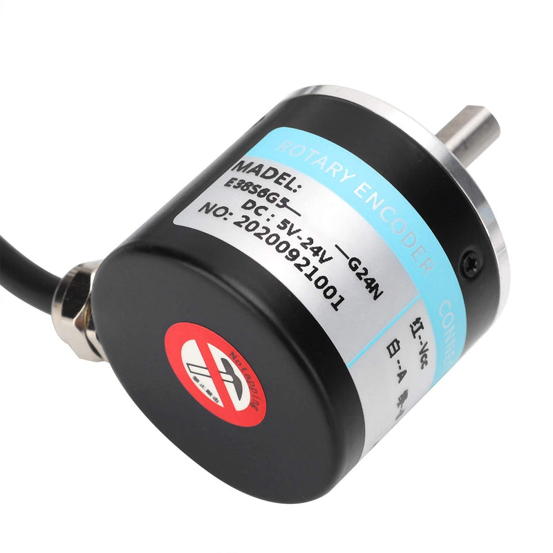  [AUSTRALIA] - ABZ Three-Phase Encoder Photoelectric Encoder DC 5-24V 3000-6000RPM Full Wave Encoder for Auto Engineering(600HZ),Encoder 600HZ