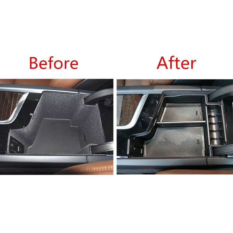  [AUSTRALIA] - Oceson Center Console Armrest Insert Organizer Tray Pallet Storage Box Container for Volvo XC90 2015-2018, XC60 2018, V90 S90 2015-2018