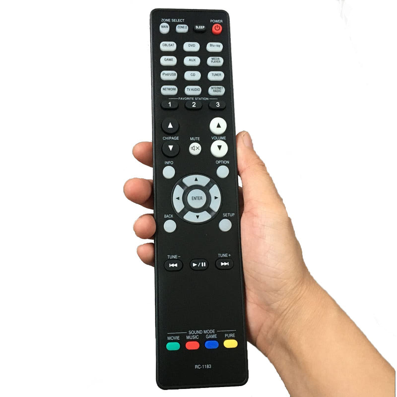  [AUSTRALIA] - Universal Replacement Remote Control Compatible for Denon AVR2313CI RC1181 30701014000AD RC-1183 AVR2113CI Home Theater AV Receiver System