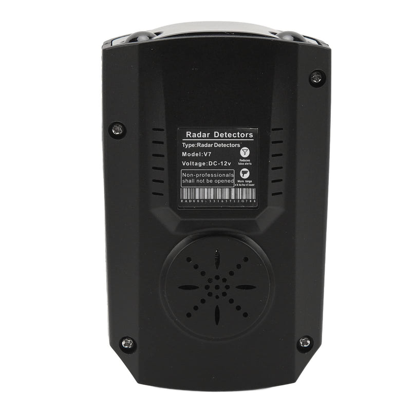  [AUSTRALIA] - Electronic Dog Detector,Car Radar Detector 360 Degree Protection Speed Alarm 16 Band Electronic Dog Detector Speedomete Black