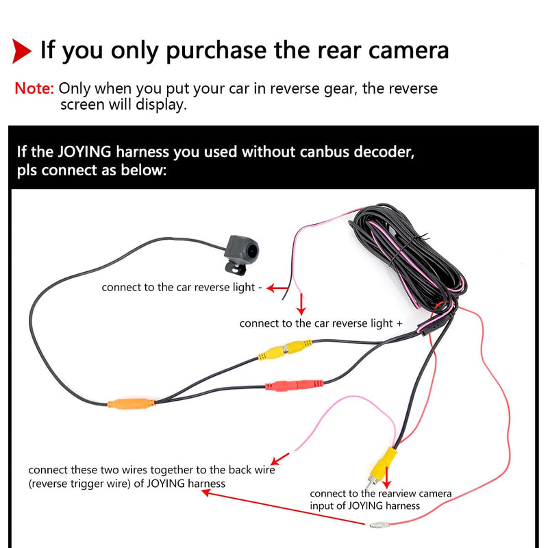  [AUSTRALIA] - Joying Backup Camera 1080P Rear Camera for Car Rear View Camera Ultra HD Waterproof Reverse Camera 2 megapixels 125° Wide with Night Vision, WDR, IP68K Level Waterproof Back up Camera for Cars(AR-R) New Backup Camera
