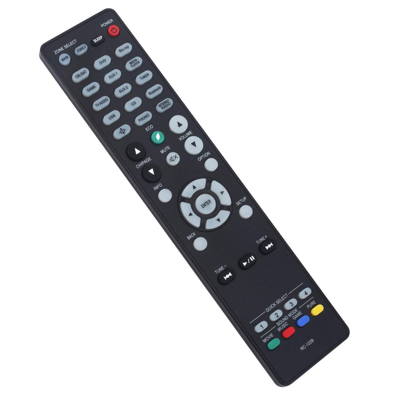 RC-1228 Replace Remote Applicable for Denon AV Receiver AVR-X2400H AVR-S730H AVR-S930H AVR-X3400H AVR-S950H AVR-S920W AVR-X2300W AVR-X1300W AVR-X3200W AVR-X2200W AVR-S910W AVR-X5200W AVR-X3300W - LeoForward Australia