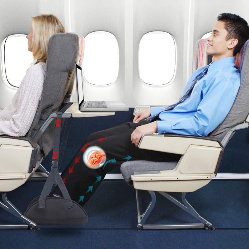 Upgraded Airplane Footrest - Thickened Super-Size Foot Hammock with Premium Memory Foam Reduce Swelling and Pain - Airplane Travel Accessories - Travel Foot Rest Make Your Long Trip More Comfortable - LeoForward Australia