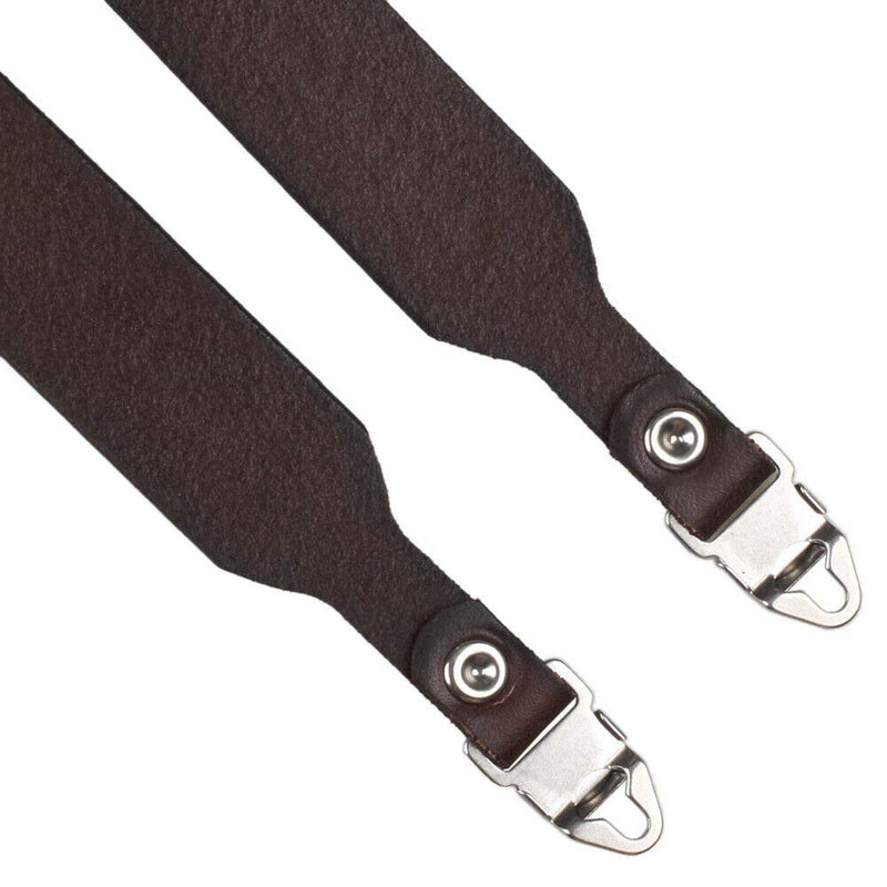  [AUSTRALIA] - Wide Genuine Leather Neck Strap Shoulder Belt with lugs for Hasselblad 500CM 501CM 503CX 503CW Camera Dark Brown