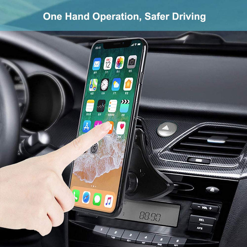  [AUSTRALIA] - JCWINY CD Slot Car Grips Phone Holder for Collapsible Grip/Socket Mount Users, Air Vent Clip Car Mount for Phone Stand Compatible with iPhone 11 Pro Max XR Xs X 8 7 Plus Galaxy Note10 9 S10