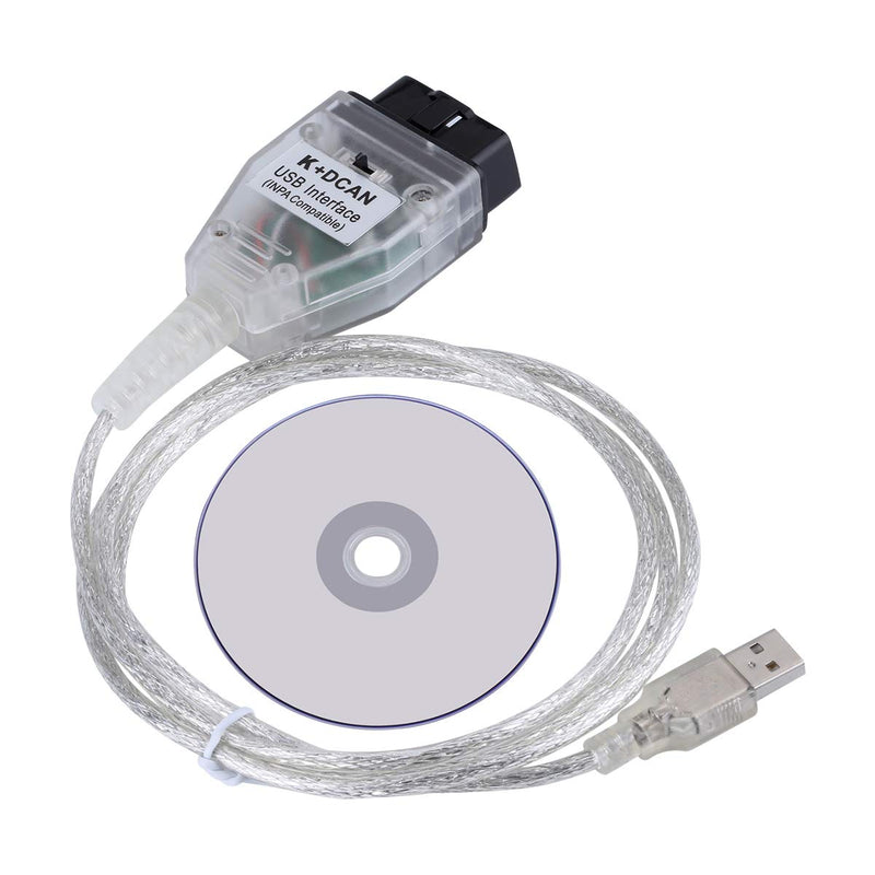 AntiBreak INPA K+ CAN Ediabas Cable with Switch DCAN Interface Coding Support E serials Interface for R56 E87 E93 E70 - LeoForward Australia