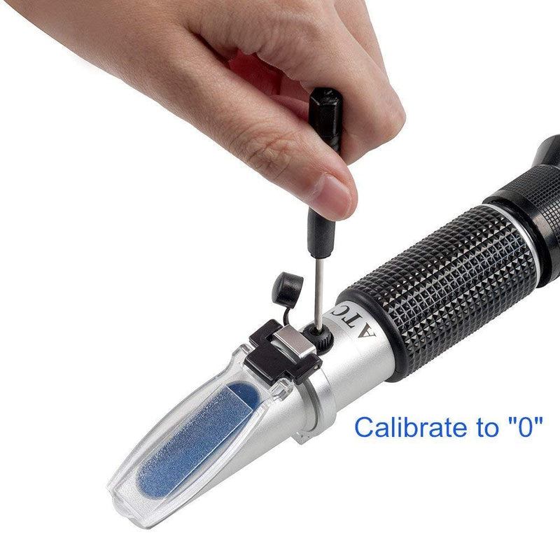 Brix Refractometer for Homebrew Beer Wort, Hobein Dual Scale Automatic Temperature Compensation 0-32% Specific Gravity Hydrometer with ATC Brix Refractometer - LeoForward Australia