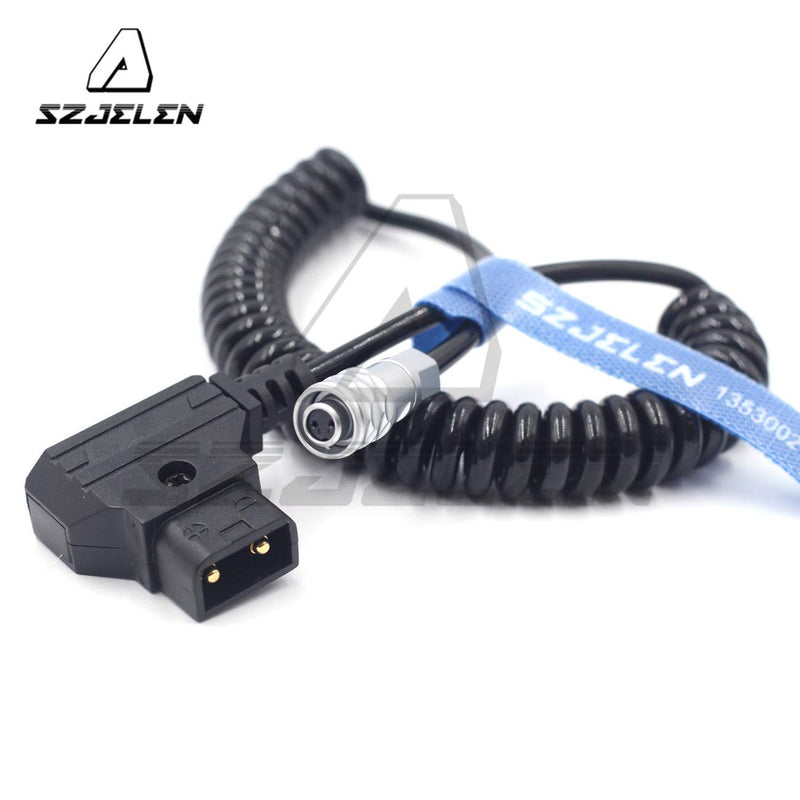  [AUSTRALIA] - SZJELEN D-tap to Weipu 2Pin Female Cable for Blackmagic Pocket Cinema 4k/6K Camera,Gold Mount V Mount Battery Weipu 2pin to P Tap