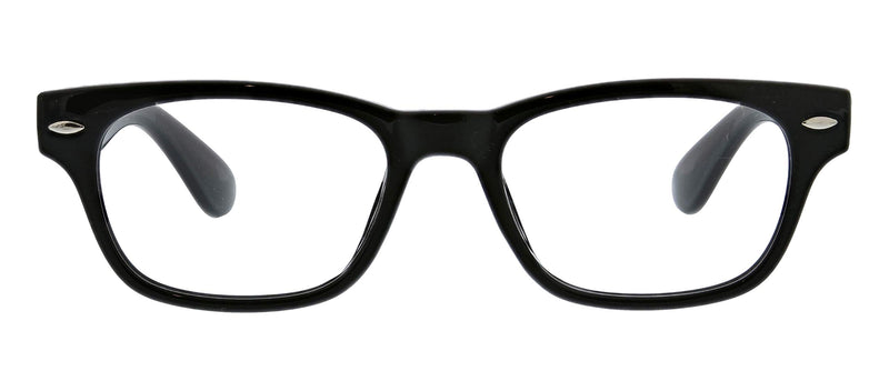  [AUSTRALIA] - peepers by peeperspecs Clark Blue Light Square Reading Glasses Black - Blue Light Filtering Lenses 41 Millimeters 2.75 x