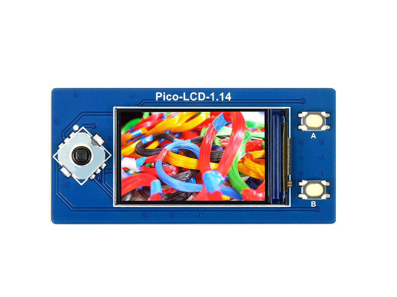  [AUSTRALIA] - Waveshare 1.14inch LCD Display Module for Raspberry Pi Pico 65K RGB Colors 240×135 Pixels with SPI Interface Embedded ST7789 Driver Using SPI Bus IPS Screen Pico-1.14inch LCD Module