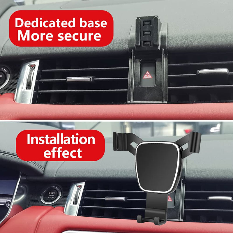  [AUSTRALIA] - musttrue LUNQIN Car Phone Holder for 2018-2022 Land Rover Range Rover Sport Auto Accessories Navigation Bracket Interior Decoration Mobile Cell Phone Mount