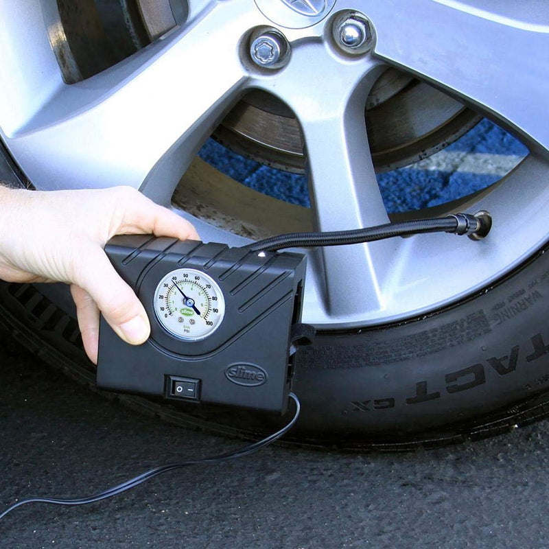  [AUSTRALIA] - Slime 40061 Power Sport Tire Inflator, Perfect for Motorcycles, ATVs/UTVs, Off-Road Vehicles and Compact Cars