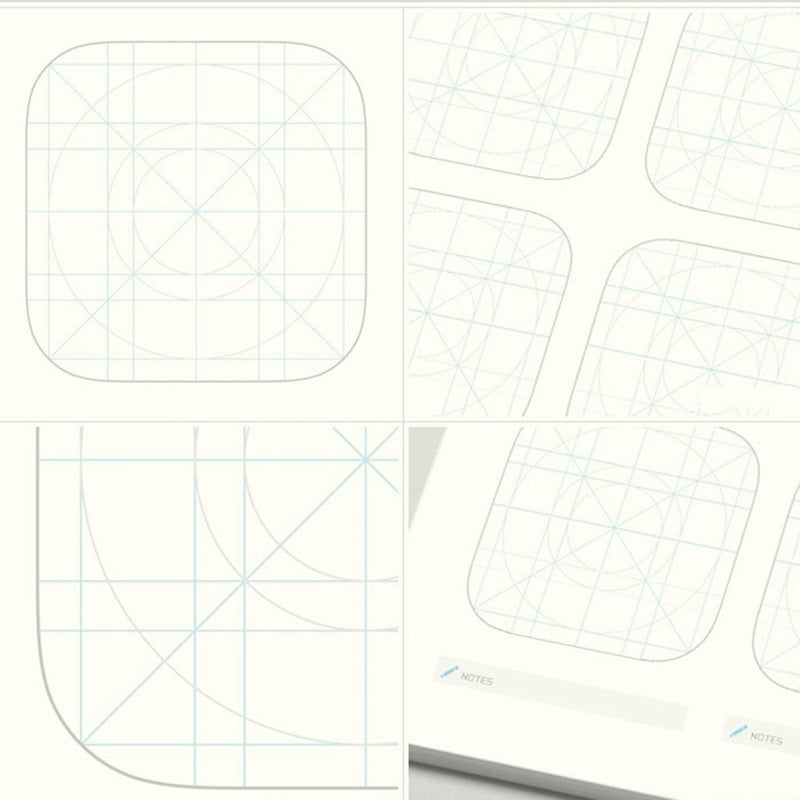 OLizee Creative App Icon Design Sketch Pad Design Notebook - LeoForward Australia