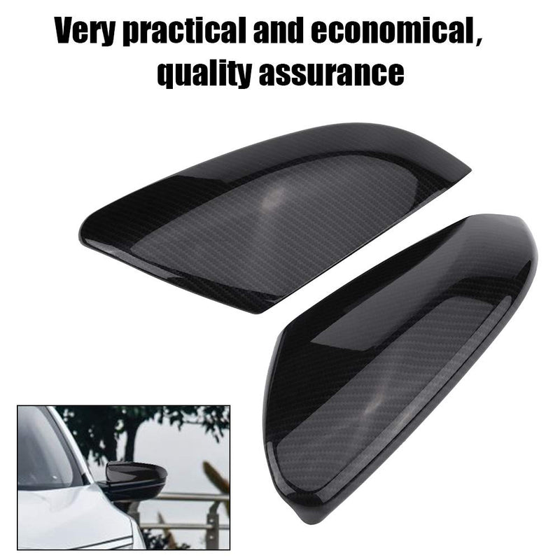 1 Pair Wing Mirror Covers, Car Side Mirror Caps for Civic Sedan Coupe 2016-2018 Carbon Fiber - LeoForward Australia