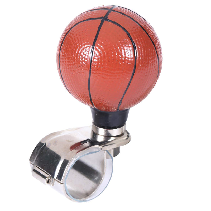  [AUSTRALIA] - Bashineng Car Suicide Spinner Basketball Style Driving Aid Power Handle Control Steering Knob Assist Ball Fit Most Truck SUV Cars (Orange) orange