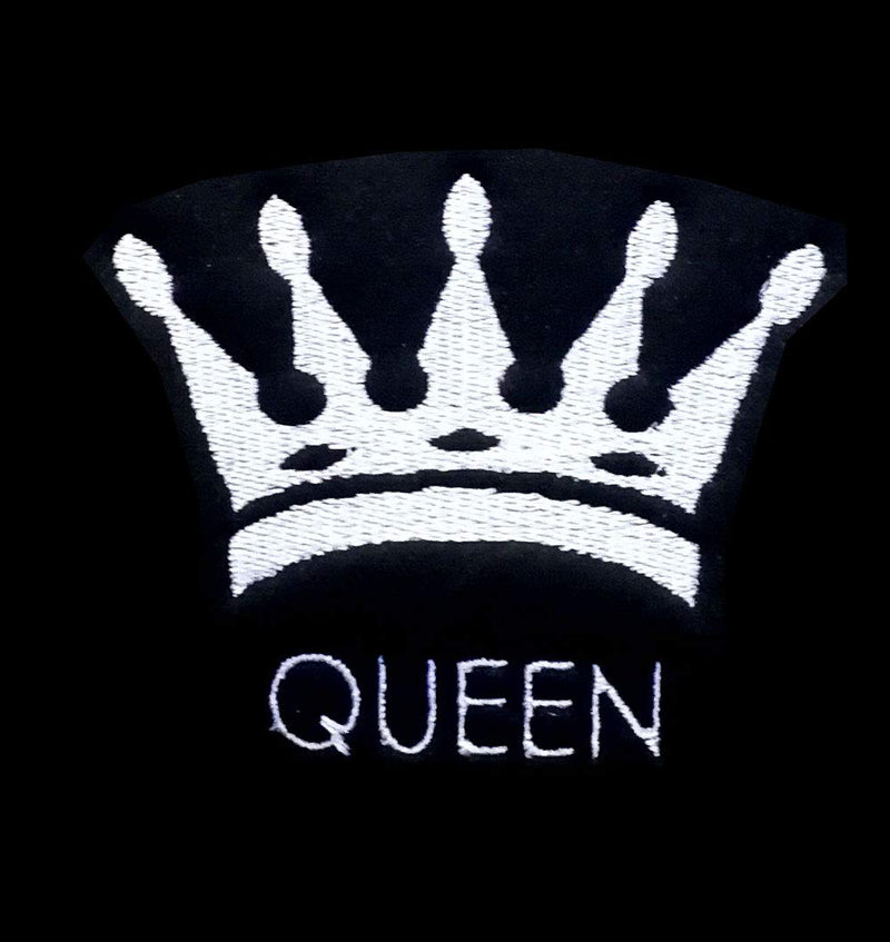  [AUSTRALIA] - Yupbizauto Fun Car Truck SUV Van Seat Headrest Cover Embroidery (Queen) Queen