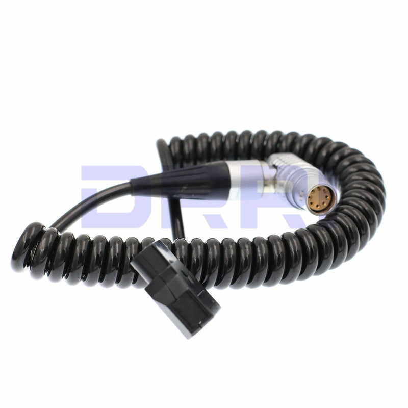  [AUSTRALIA] - DRRI D-tap to FHJ.2B.308 Female Coiled Cable for Arri Alexa Mini Camera FHG 8P coiled cable