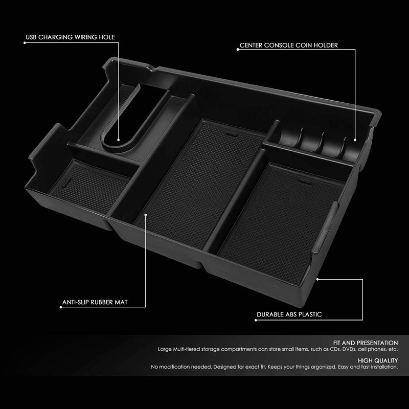  [AUSTRALIA] - DNA MOTORING ZTL-Y-0008 Center Console Armrest Organizer Tray [for 07-19 Tundra]