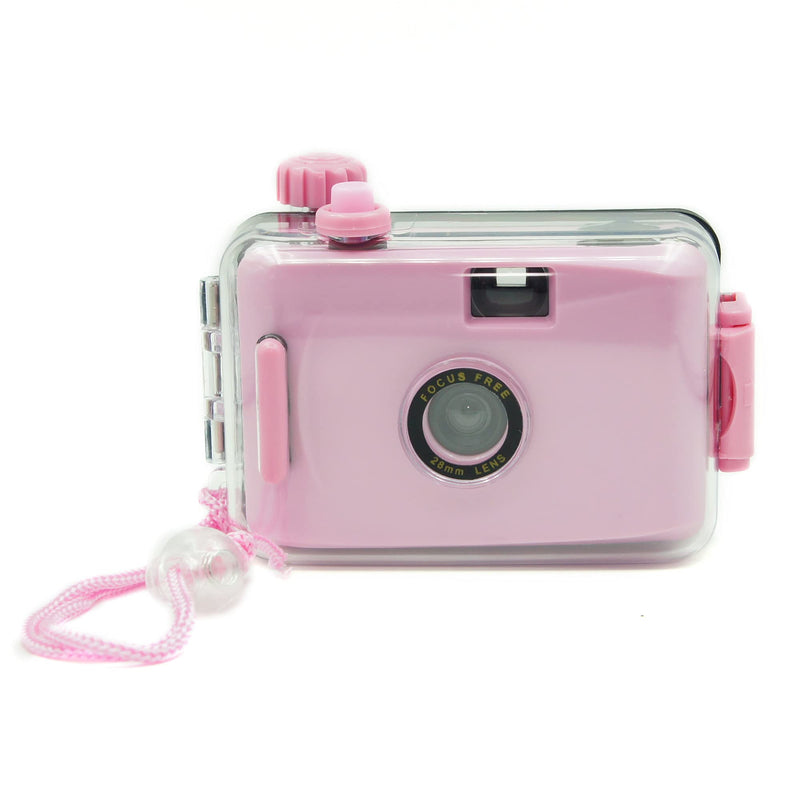  [AUSTRALIA] - Film Camera,135Film Camera,Use 35mm Film,Focusfree,Reusable Camera (Pink)